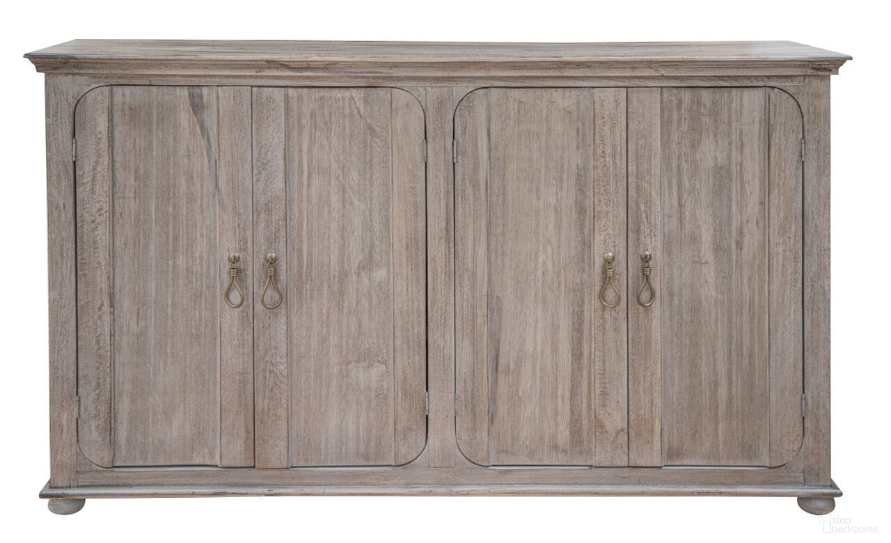 The appearance of 72 Inch Solid and Manufactured Wood Distressed Credenza In Sand designed by Homeroots in the rustic / southwestern interior design. This sand piece of furniture was selected by 1StopBedrooms from to add a touch of cosiness and style into your home. Sku: 527098. Material: Wood.