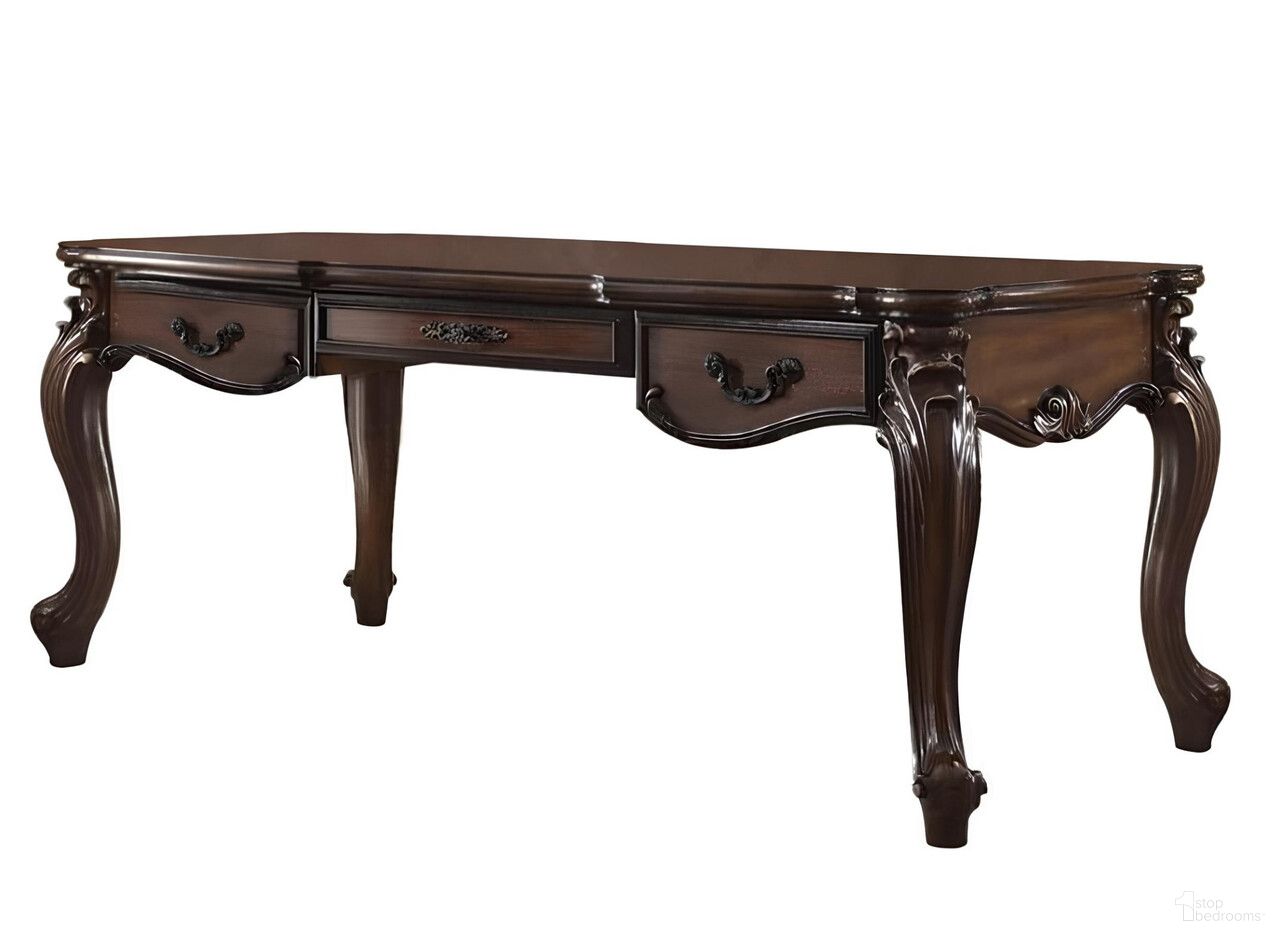 The appearance of 72 Inch Wood Executive Desk with Three Drawers In Dark Brown designed by Homeroots in the traditional interior design. This dark brown piece of furniture was selected by 1StopBedrooms from to add a touch of cosiness and style into your home. Sku: 491398. Material: Wood.