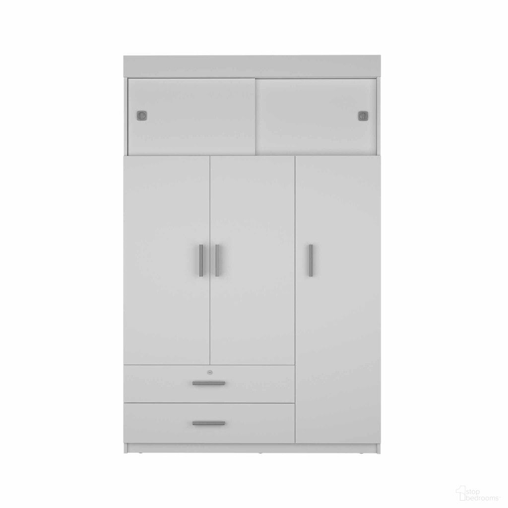 The appearance of 73 Inch Two Drawer Combo Dresser In White designed by Homeroots in the modern / contemporary interior design. This white piece of furniture was selected by 1StopBedrooms from to add a touch of cosiness and style into your home. Sku: 403747. Material: Wood.