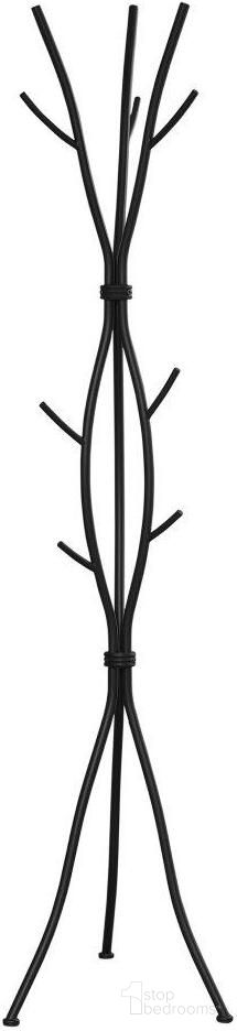 The appearance of 74 Inch Coat Rack In Ha Mmered Black Metal designed by Monarch Specialties in the modern / contemporary interior design. This black piece of furniture was selected by 1StopBedrooms from to add a touch of cosiness and style into your home. Sku: I 2062. Material: Metal.