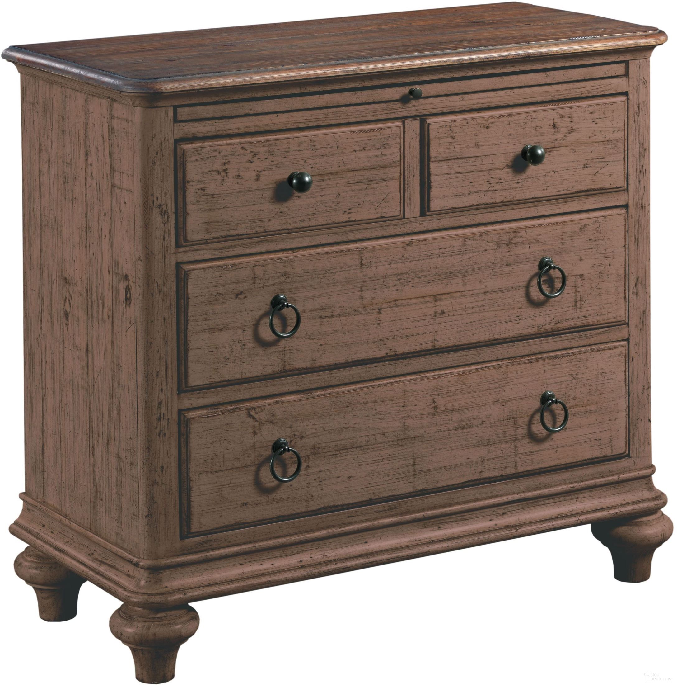 The appearance of Weatherford Heather Bachelor's Chest designed by Kincaid in the modern / contemporary interior design. This brown piece of furniture  was selected by 1StopBedrooms from Weatherford Collection to add a touch of cosiness and style into your home. Sku: 76-142. Material: Wood.