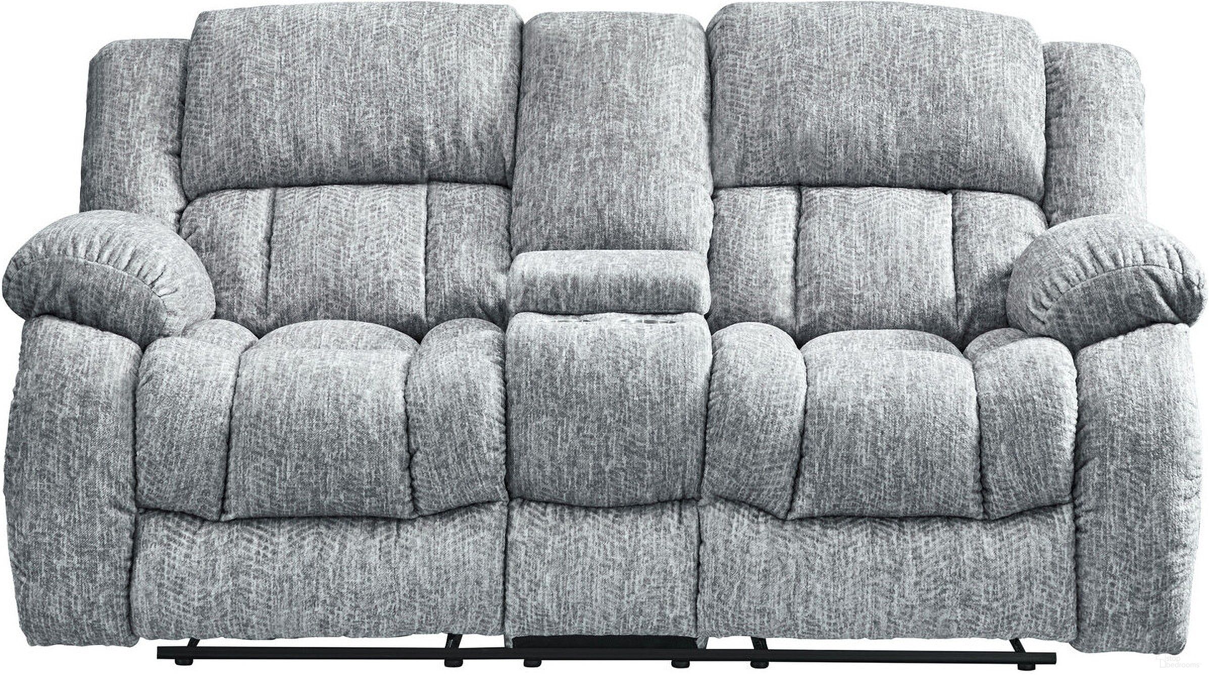 The appearance of 77 Inch Manual Reclining Loveseat with Storage In Light Gray designed by Homeroots in the transitional interior design. This light gray piece of furniture was selected by 1StopBedrooms from to add a touch of cosiness and style into your home. Sku: 561562. Material: Fabric.