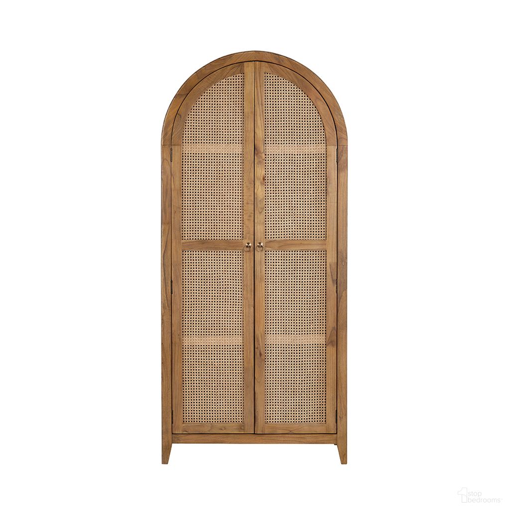78.75 Inch 2-Door Tall Cabinet In Brown