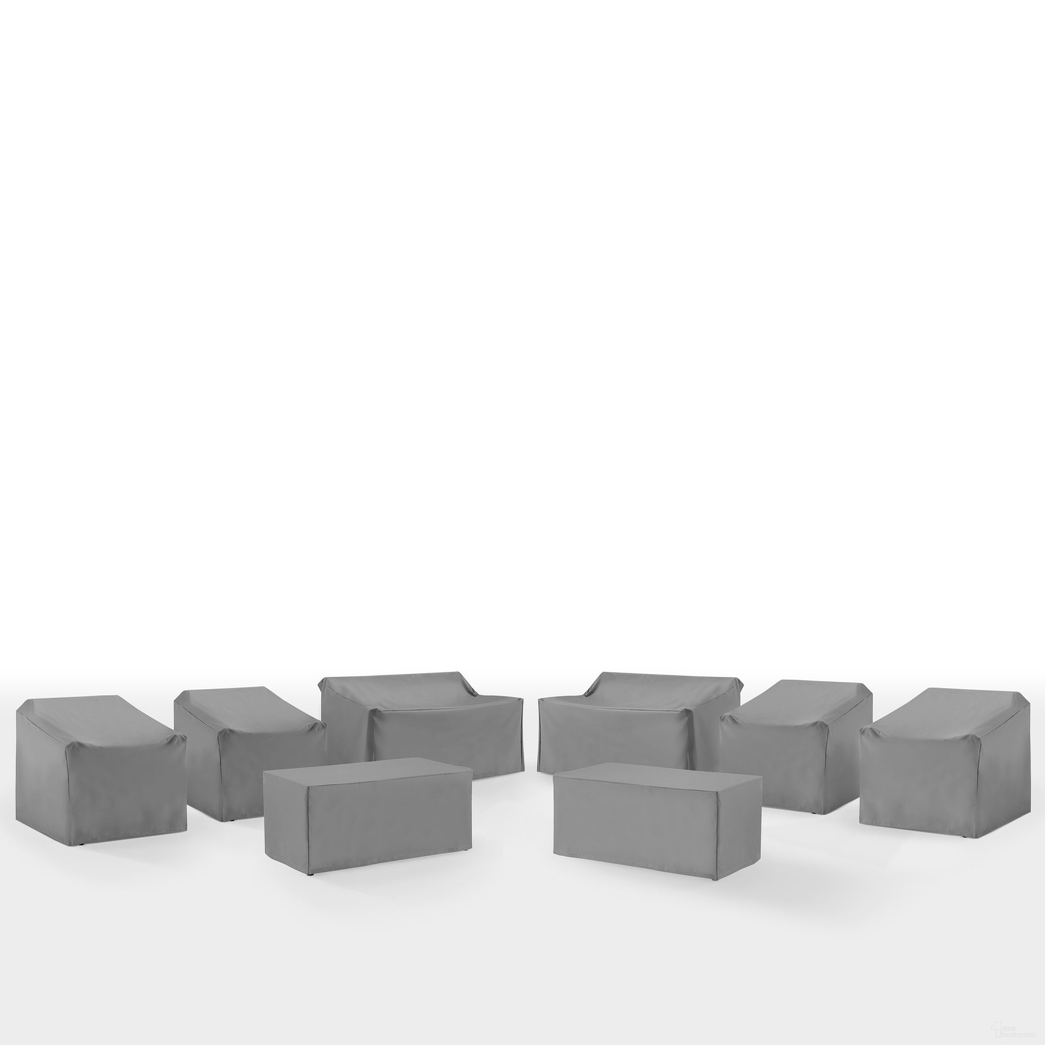 The appearance of 8 Piece Outdoor Furniture Cover Set In Gray designed by Crosley Brands in the modern / contemporary interior design. This gray piece of furniture was selected by 1StopBedrooms from Furniture Covers Collection to add a touch of cosiness and style into your home. Sku: CO7501-GY;CO7501-GY;CO7500-GY;CO7500-GY;CO7500-GY;CO7500-GY;CO7502-GY;CO7502-GY. Material: PVC.