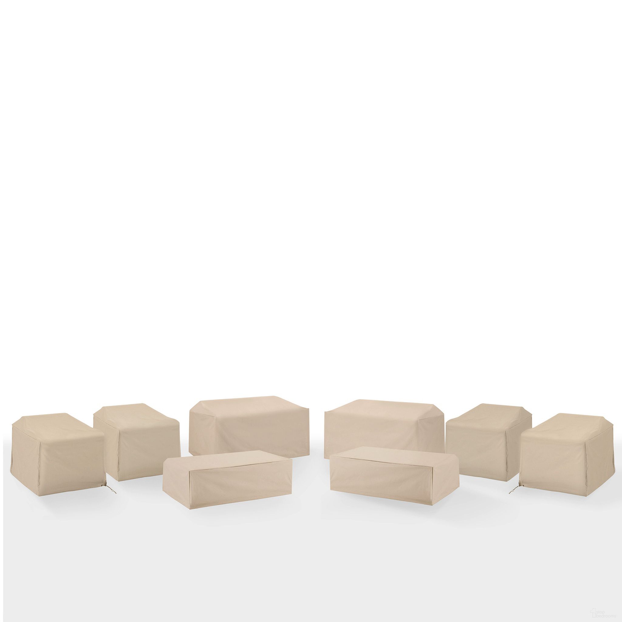 The appearance of 8 Piece Outdoor Furniture Cover Set In Tan designed by Crosley Brands in the modern / contemporary interior design. This tan piece of furniture was selected by 1StopBedrooms from Furniture Covers Collection to add a touch of cosiness and style into your home. Sku: CO7501-TA;CO7501-TA;CO7502-TA;CO7502-TA;CO7500-TA;CO7500-TA;CO7500-TA;CO7500-TA. Material: PVC.