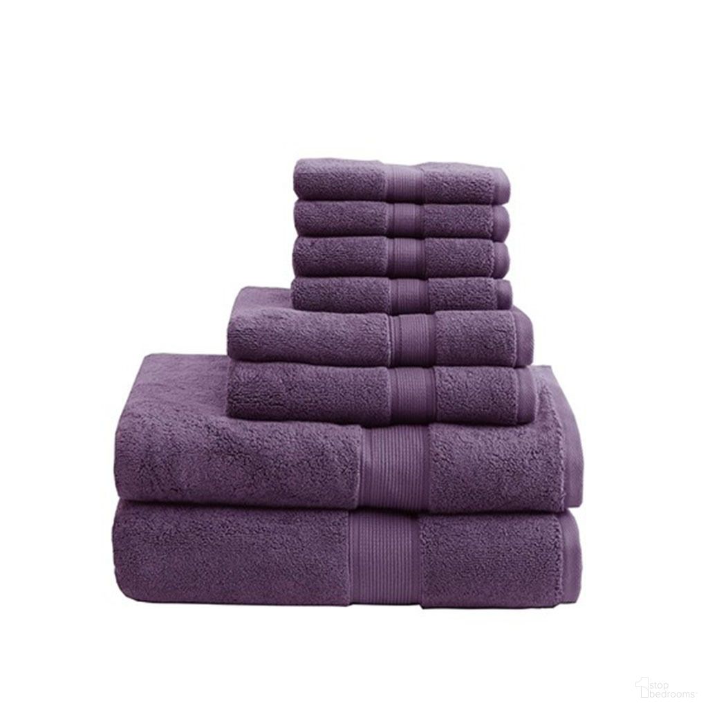 The appearance of 800GSM Ultra-Soft Cotton Absorbent 8 Piece Towel Set In Purple designed by Olliix in the transitional interior design. This purple piece of furniture was selected by 1StopBedrooms from 800gsm Collection to add a touch of cosiness and style into your home. Sku: MPS73-200. Material: Cotton.