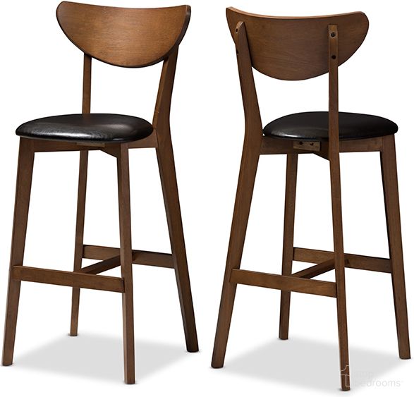 Baxton Studio Eline Bar Stool - Thumbnail 3