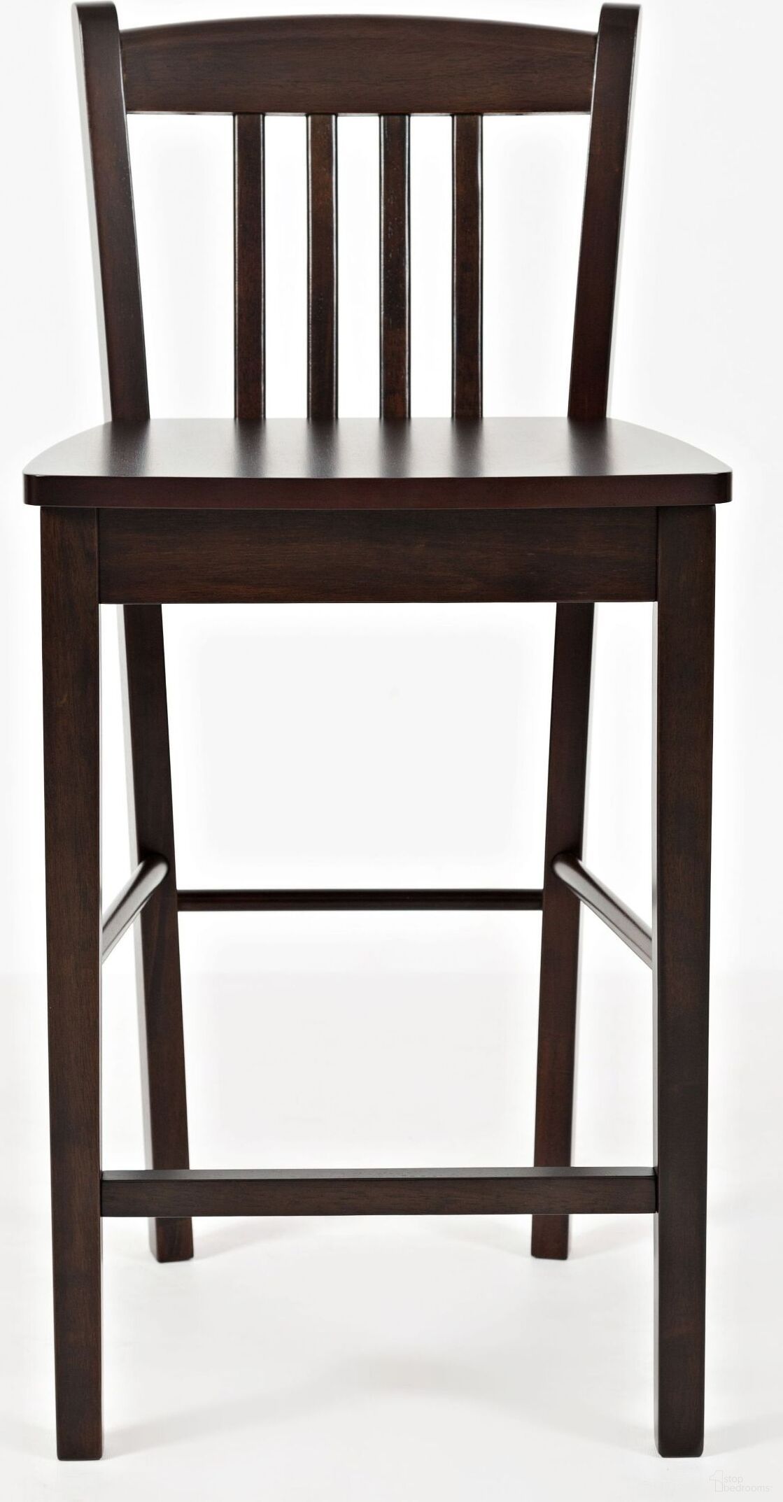 The appearance of Tribeca Counter Height Barstool Set of 2 In Merlot designed by Jofran in the transitional interior design. This merlot piece of furniture was selected by 1StopBedrooms from Tribeca Collection to add a touch of cosiness and style into your home. Sku: 810EC-BS293KD. Material: MDF.
