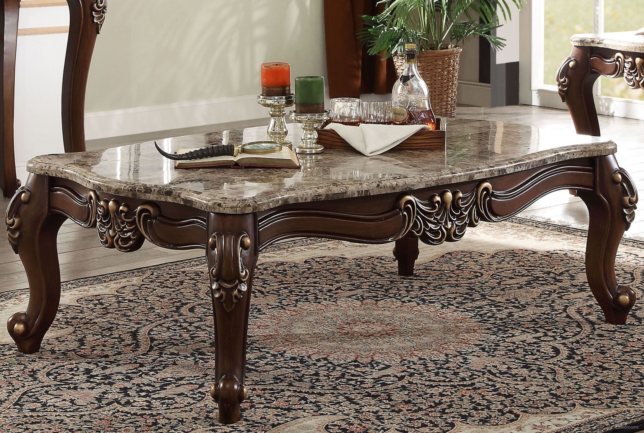 The appearance of Mehadi Walnut Coffee Table designed by ACME in the transitional interior design. This brown piece of furniture was selected by 1StopBedrooms from Mehadi Collection to add a touch of cosiness and style into your home. Sku: 81695. Material: Wood.