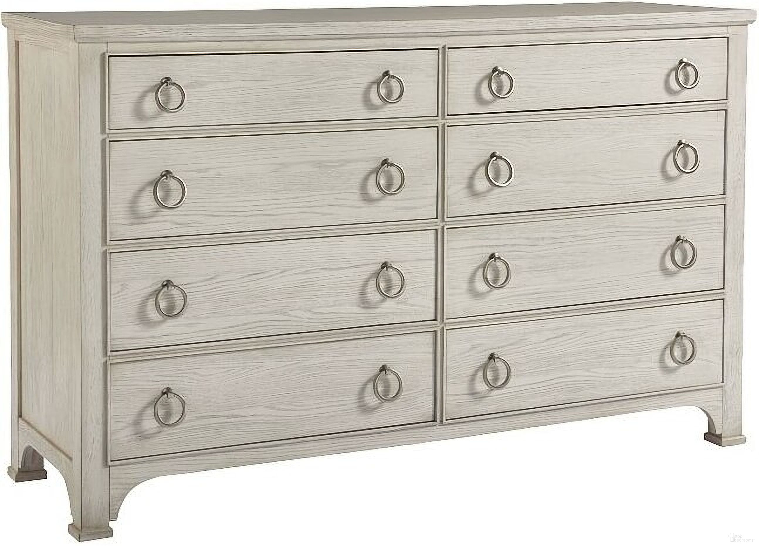 The appearance of Coastal Living Sandbar 8 Drawer The Escape Dresser designed by Universal in the coastal interior design. This beige piece of furniture  was selected by 1StopBedrooms from Coastal Living Collection to add a touch of cosiness and style into your home. Sku: 833040. Material: Ash Veneer.