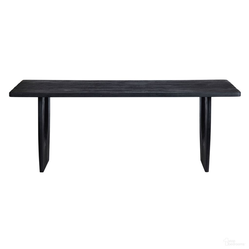 The appearance of 86 Inch Solid Mango Dining Table In Brown designed by Crestview Collection in the traditional interior design. This brown piece of furniture  was selected by 1StopBedrooms from  to add a touch of cosiness and style into your home. Sku: CVFNRD113. Table Base Style: Double Pedestal. Table Top Shape: Rectangular. Size: 40" x 86". Material: Solid Wood.