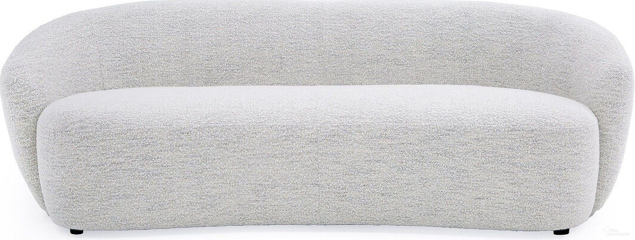 The appearance of 90 Inch Fabric Sofa with Black Legs In Off White designed by Homeroots in the modern / contemporary interior design. This off white piece of furniture was selected by 1StopBedrooms from to add a touch of cosiness and style into your home. Sku: 488843. Material: Fabric.