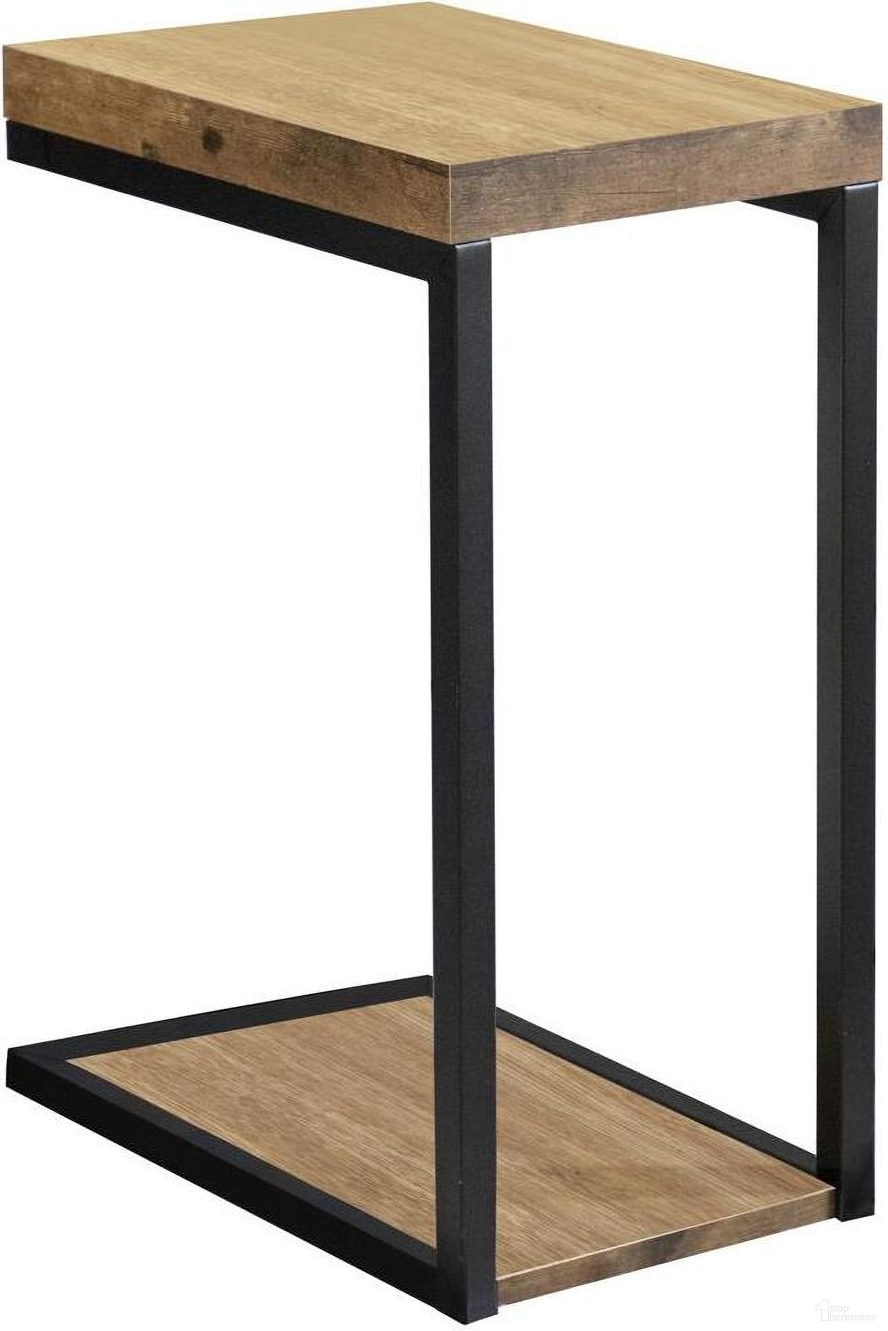 The appearance of Beck C-Shape Snack Table Black and Antique Nutmeg designed by Coaster in the industrial interior design. This nutmeg piece of furniture was selected by 1StopBedrooms from Beck Collection to add a touch of cosiness and style into your home. Sku: 931246. Material: Wood.