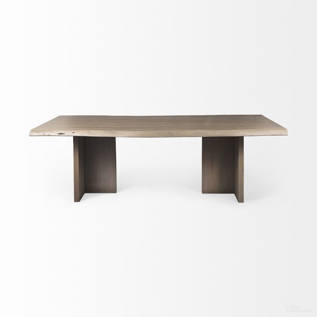 The appearance of 94 Inch Dining Table In Natural designed by Homeroots in the modern / contemporary interior design. This natural piece of furniture  was selected by 1StopBedrooms from  to add a touch of cosiness and style into your home. Sku: 397610. Table Base Style: Double Pedestal. Material: Wood. Table Top Shape: Rectangular. Size: 30" x 94".