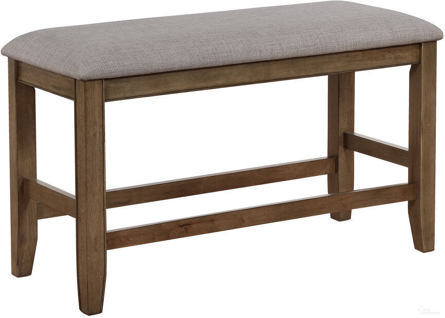 The appearance of Crown Mark Manning Wheat Counter Height Bench designed by Crown Mark in the transitional interior design. This wheat piece of furniture  was selected by 1StopBedrooms from Manning Collection to add a touch of cosiness and style into your home. Sku: 2731-BENCH.