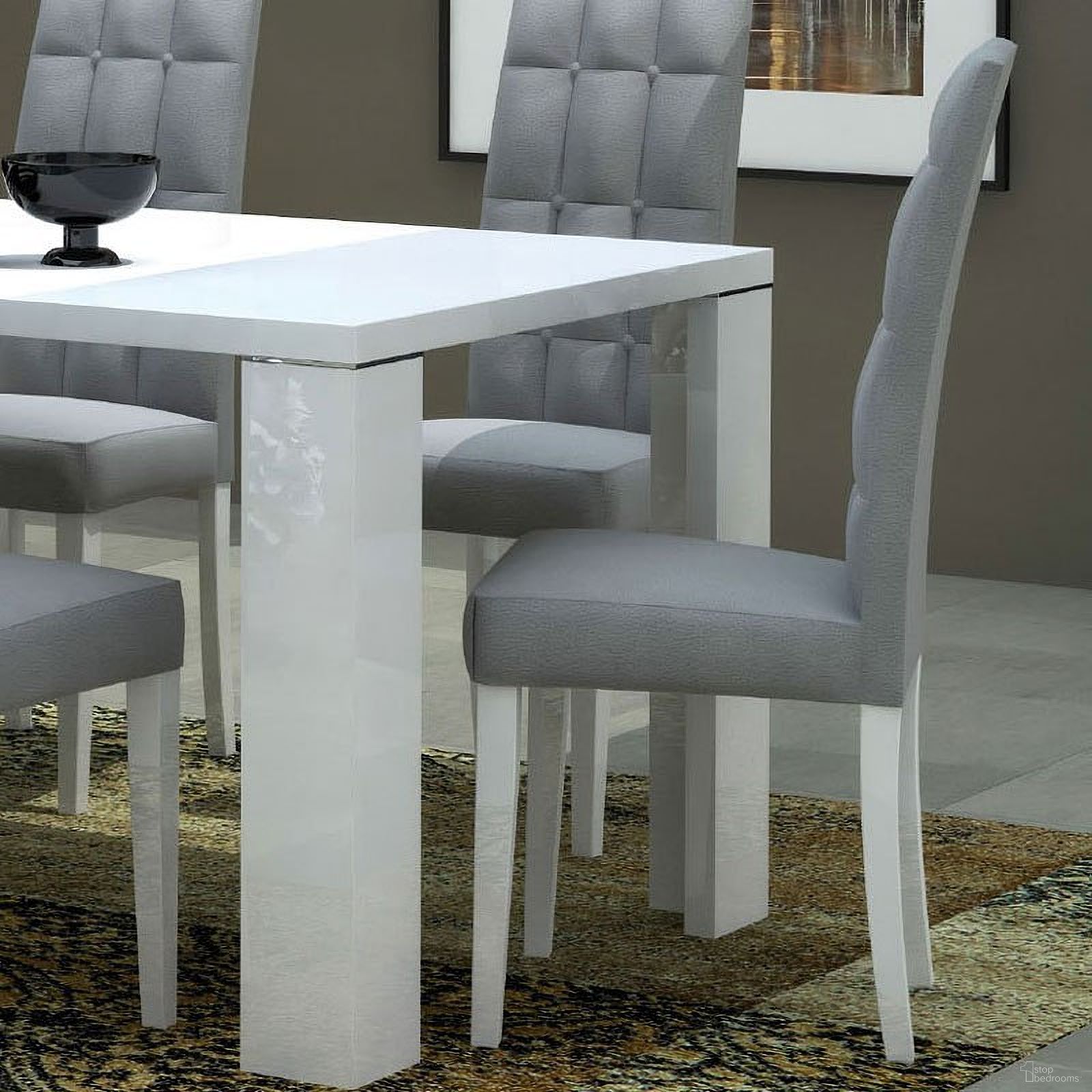 The appearance of Elegance Grey Side Chair (Set of 2) designed by ESF in the modern / contemporary interior design. This grey piece of furniture  was selected by 1StopBedrooms from Elegance Collection to add a touch of cosiness and style into your home. Sku: ELEGANCECHAIRGREY. Material: Fabric. Chair Type: Side Chair.