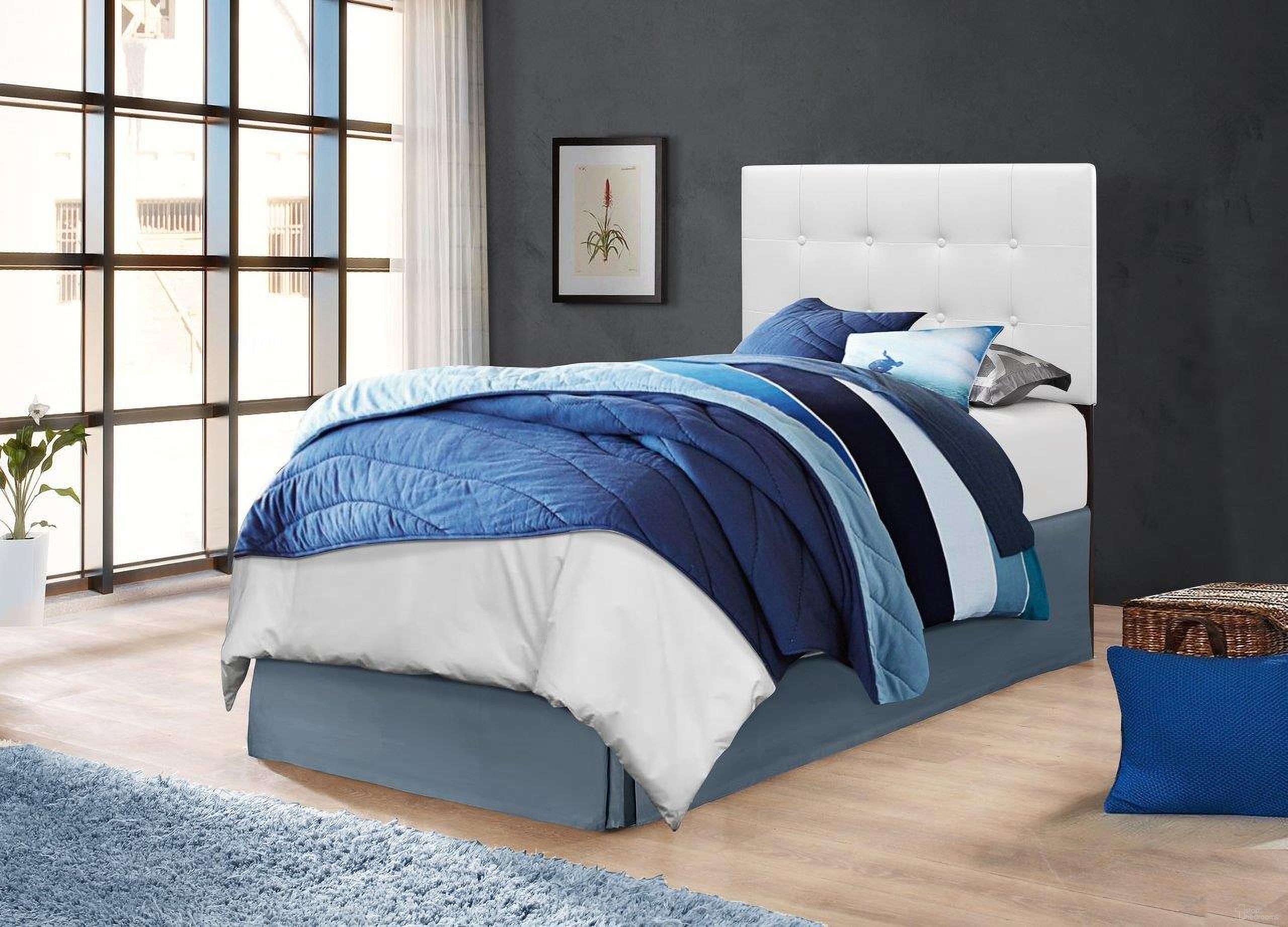 The appearance of Glory Furniture G0129THB designed by Glory in the transitional interior design. This white piece of furniture  was selected by 1StopBedrooms from Novo Collection to add a touch of cosiness and style into your home. Sku: G0129-THB-Twin Headboard. Material: Wood. Bed Size: Twin.