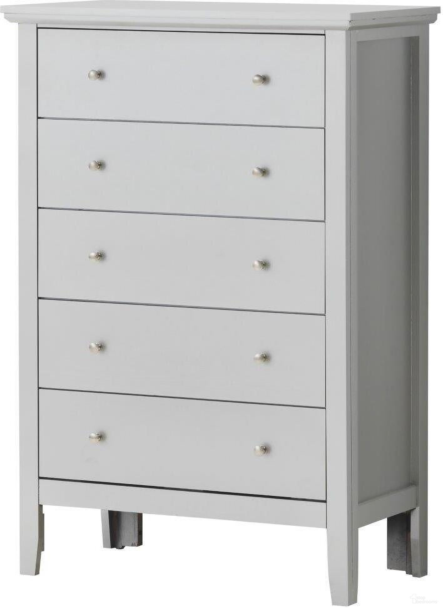 The appearance of Glory Furniture Primo Chest, Champagne designed by Glory in the modern / contemporary interior design. This champagne piece of furniture was selected by 1StopBedrooms from Primo Collection to add a touch of cosiness and style into your home. Sku: G1333-CH-Chest. Material: Wood.