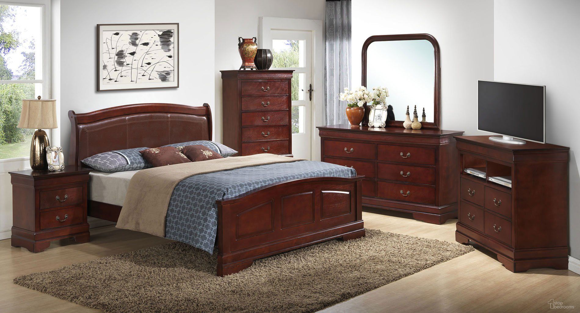 G3100 Upholstered Headboard Bedroom Set