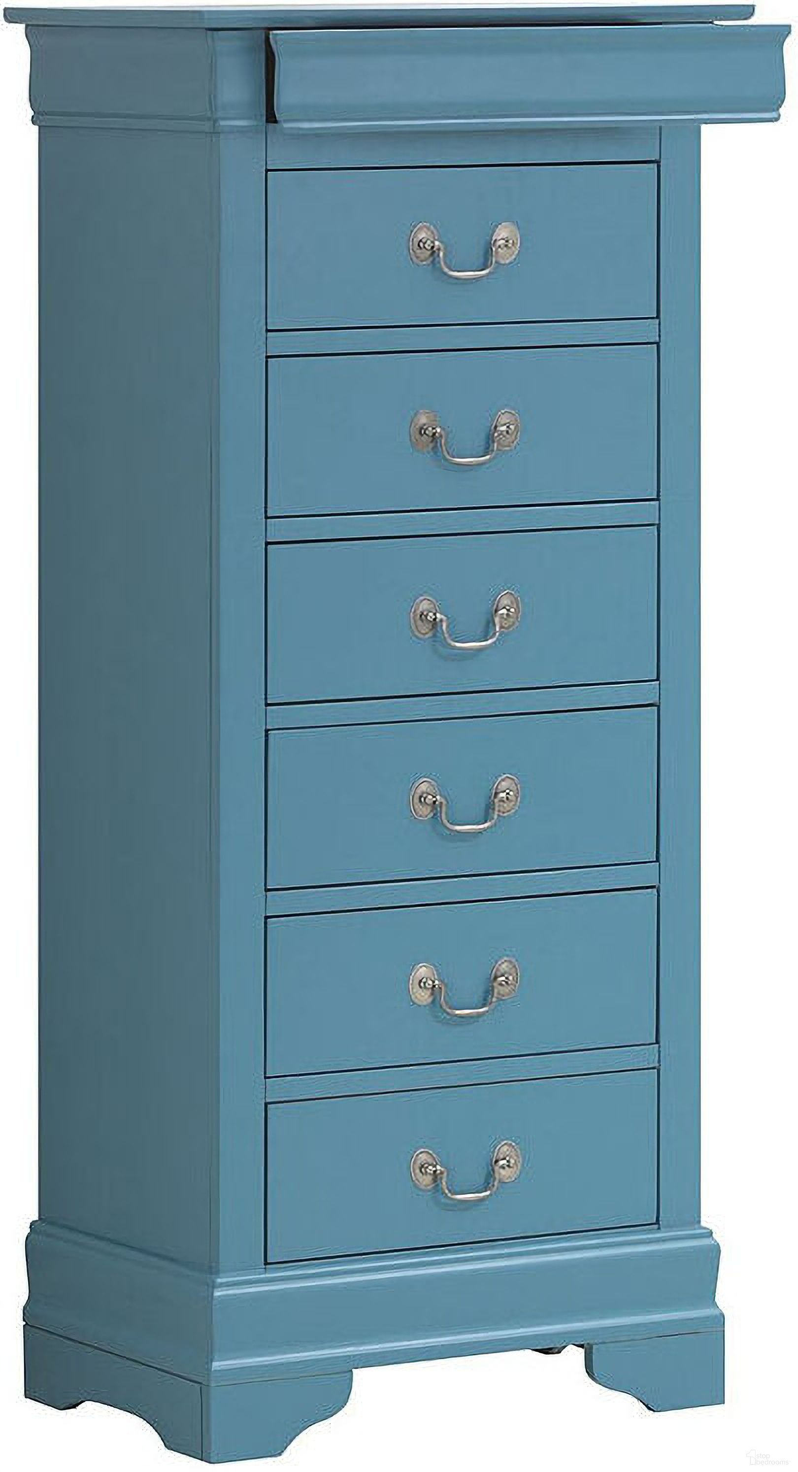 The appearance of G3180 Lingerie Chest designed by Glory in the traditional interior design. This teal piece of furniture was selected by 1StopBedrooms from G3180 Collection to add a touch of cosiness and style into your home. Sku: G3180-LC-Lingerie Chest. Material: Wood.