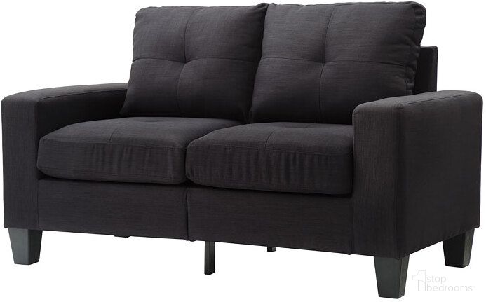 The appearance of Newbury Modular Loveseat G475A (Black) designed by Glory in the modern / contemporary interior design. This black piece of furniture  was selected by 1StopBedrooms from Newbury Collection to add a touch of cosiness and style into your home. Sku: G475A-L-Newbury Modular Loveseat. Material: Fabric.