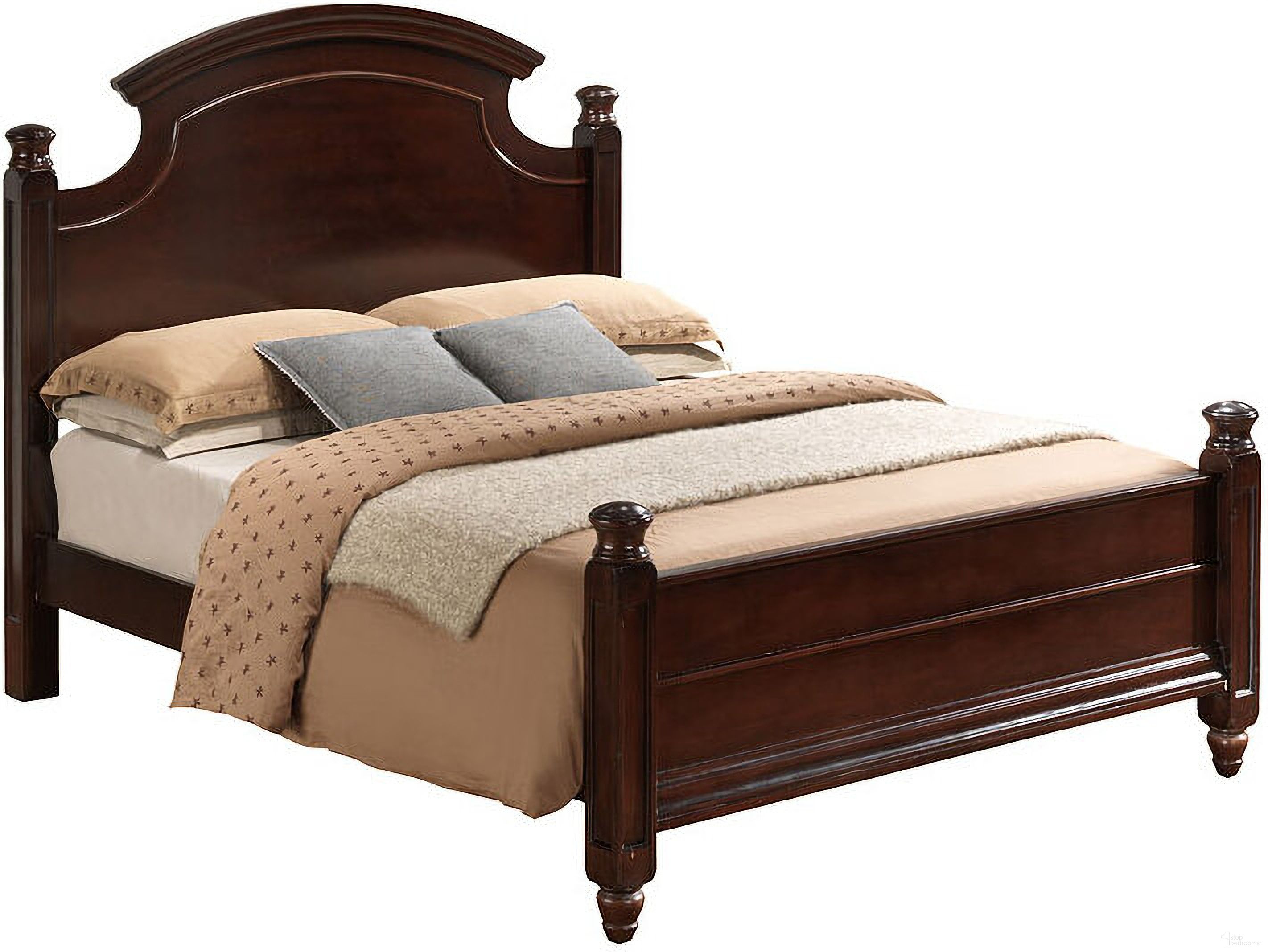 G5950 Low Post Bed (Queen)