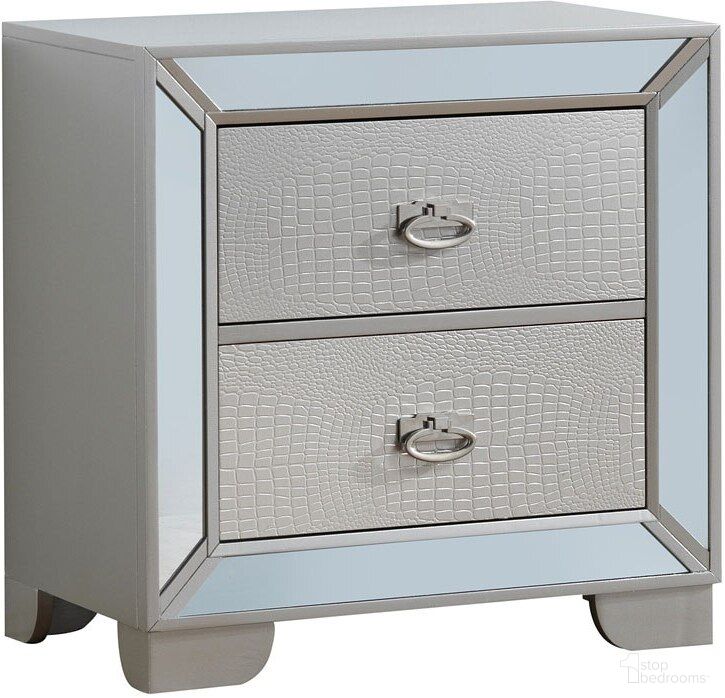 The appearance of G8105 Nightstand designed by Glory in the transitional interior design. This gray piece of furniture was selected by 1StopBedrooms from G81 Collection to add a touch of cosiness and style into your home. Sku: G8105-N-Nightstand. Material: Wood.