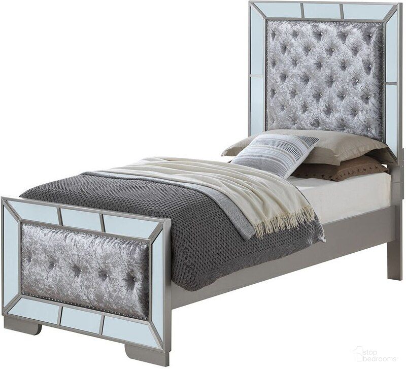 The appearance of G8105A Panel Bed (Twin) designed by Glory in the transitional interior design. This gray piece of furniture was selected by 1StopBedrooms from G81 Collection to add a touch of cosiness and style into your home. Sku: G8105A-TB Box 1;G8105A-TB Box 2;G8105A-TB Box 3. Bed Type: Panel Bed. Material: Wood. Bed Size: Twin.