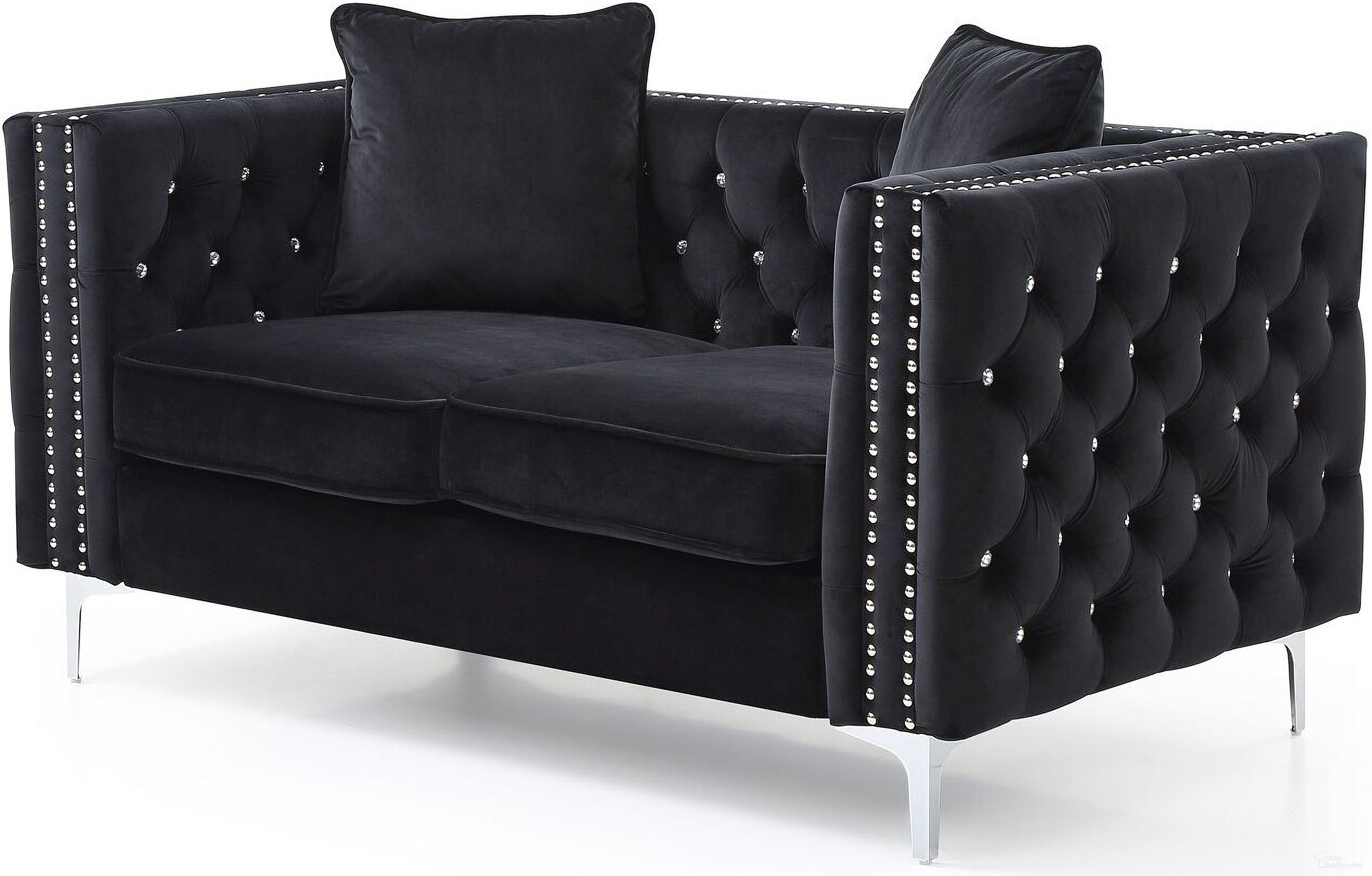 Paige Loveseat (Black)