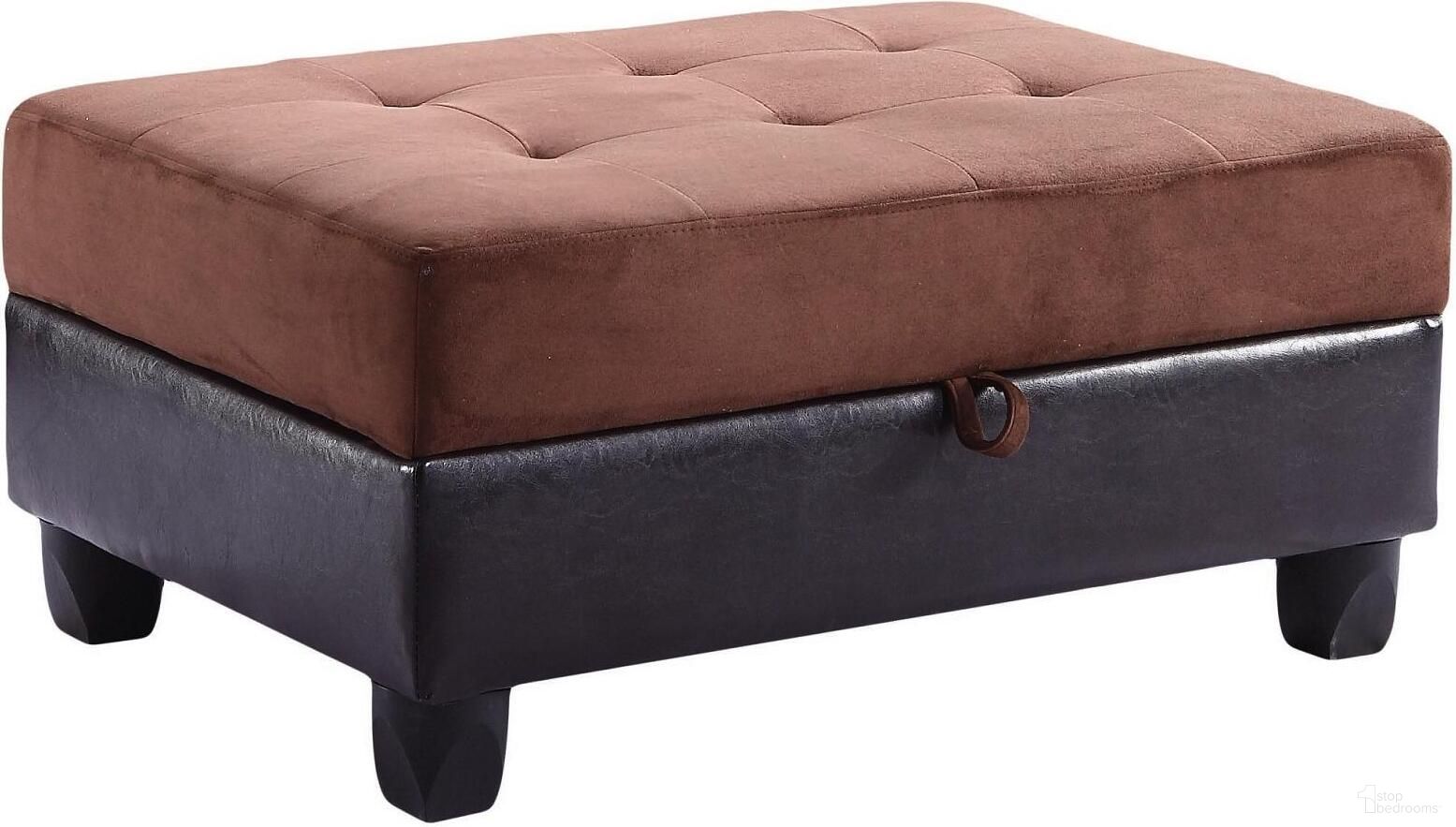 The appearance of Glory Furniture Gallant Fabric Ottoman Chocolate designed by Glory in the modern / contemporary interior design. This chocolate piece of furniture was selected by 1StopBedrooms from Gallant Collection to add a touch of cosiness and style into your home. Sku: G906-O-Ottoman. Material: Wood.