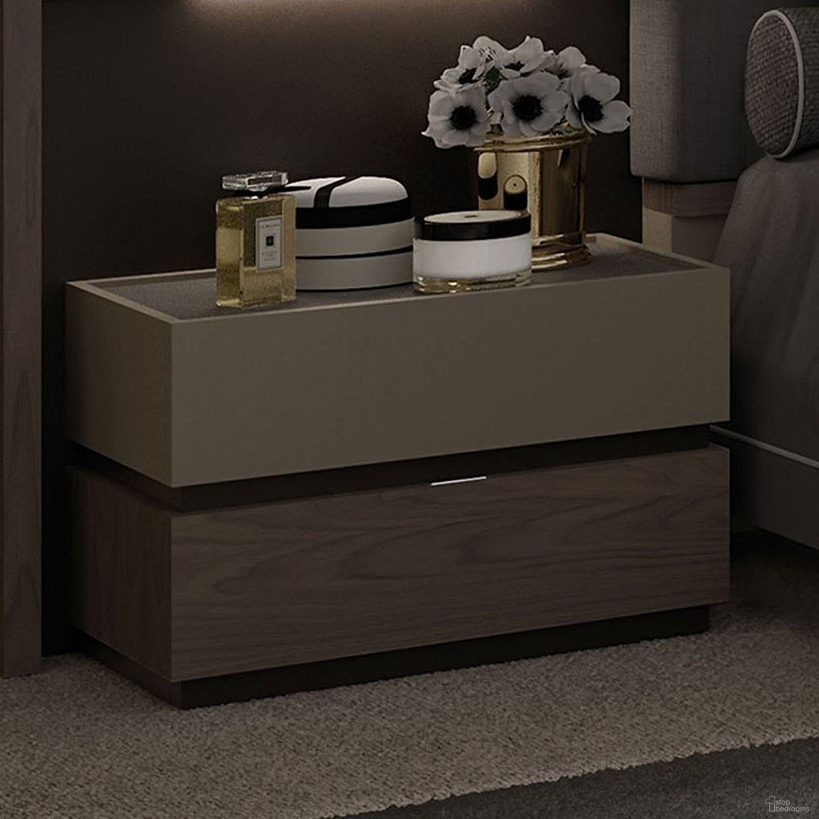 Leo 2 Drawer Nightstand