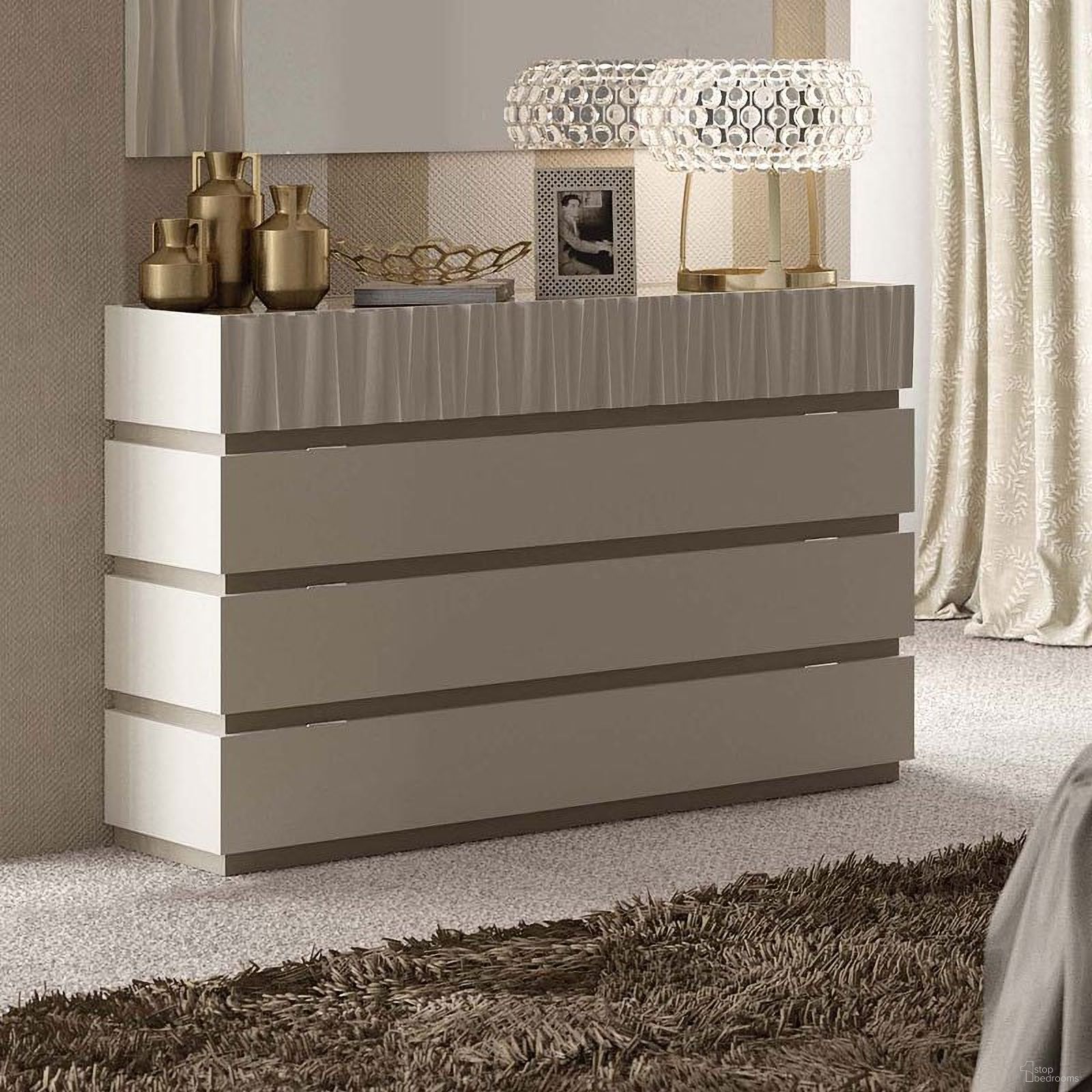 The appearance of Marina Single Dresser designed by ESF in the modern / contemporary interior design. This grey piece of furniture  was selected by 1StopBedrooms from Marina Collection to add a touch of cosiness and style into your home. Sku: MARINADRESSER. Material: MDF.