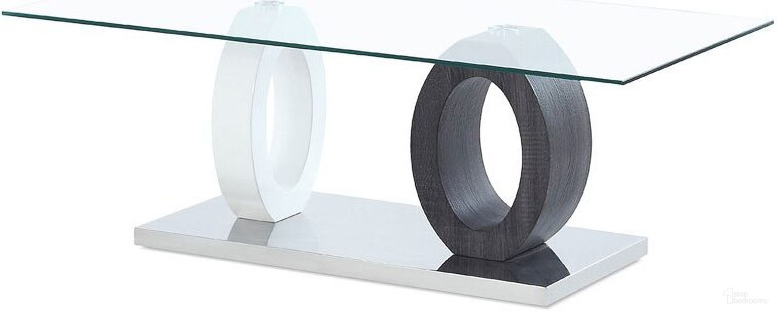 The appearance of T1628 Coffee Table designed by Global Furniture USA in the modern / contemporary interior design. This white piece of furniture was selected by 1StopBedrooms from T1628 Collection to add a touch of cosiness and style into your home. Sku: T1628C-TG;T1628C-BP;T1628C-L. Material: Stainless Steel.