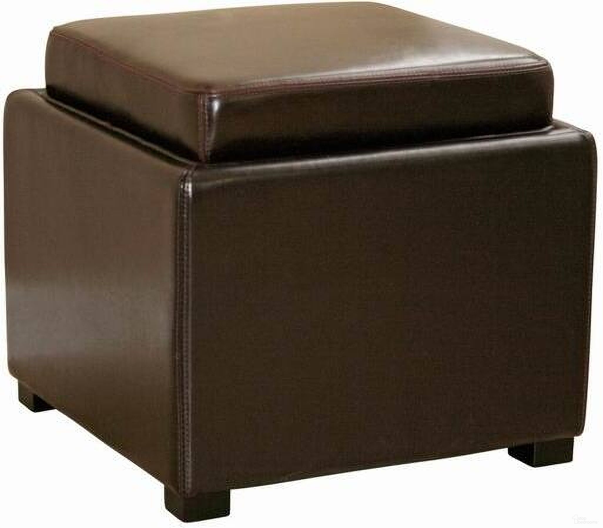 The appearance of Baxton Studio Dark Brown Tate Storage Ottoman designed by Baxton Studio in the modern / contemporary interior design. This dark brown piece of furniture was selected by 1StopBedrooms from Dark Collection to add a touch of cosiness and style into your home. Sku: D-219-DU001. Material: Leather.