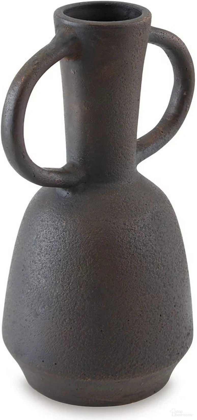 The appearance of Aadeen Small Vase In Distressed Brown designed by Signature Design by Ashley in the transitional interior design. This distressed brown piece of furniture  was selected by 1StopBedrooms from Aadeen Collection to add a touch of cosiness and style into your home. Sku: A2000673. Material: Other.