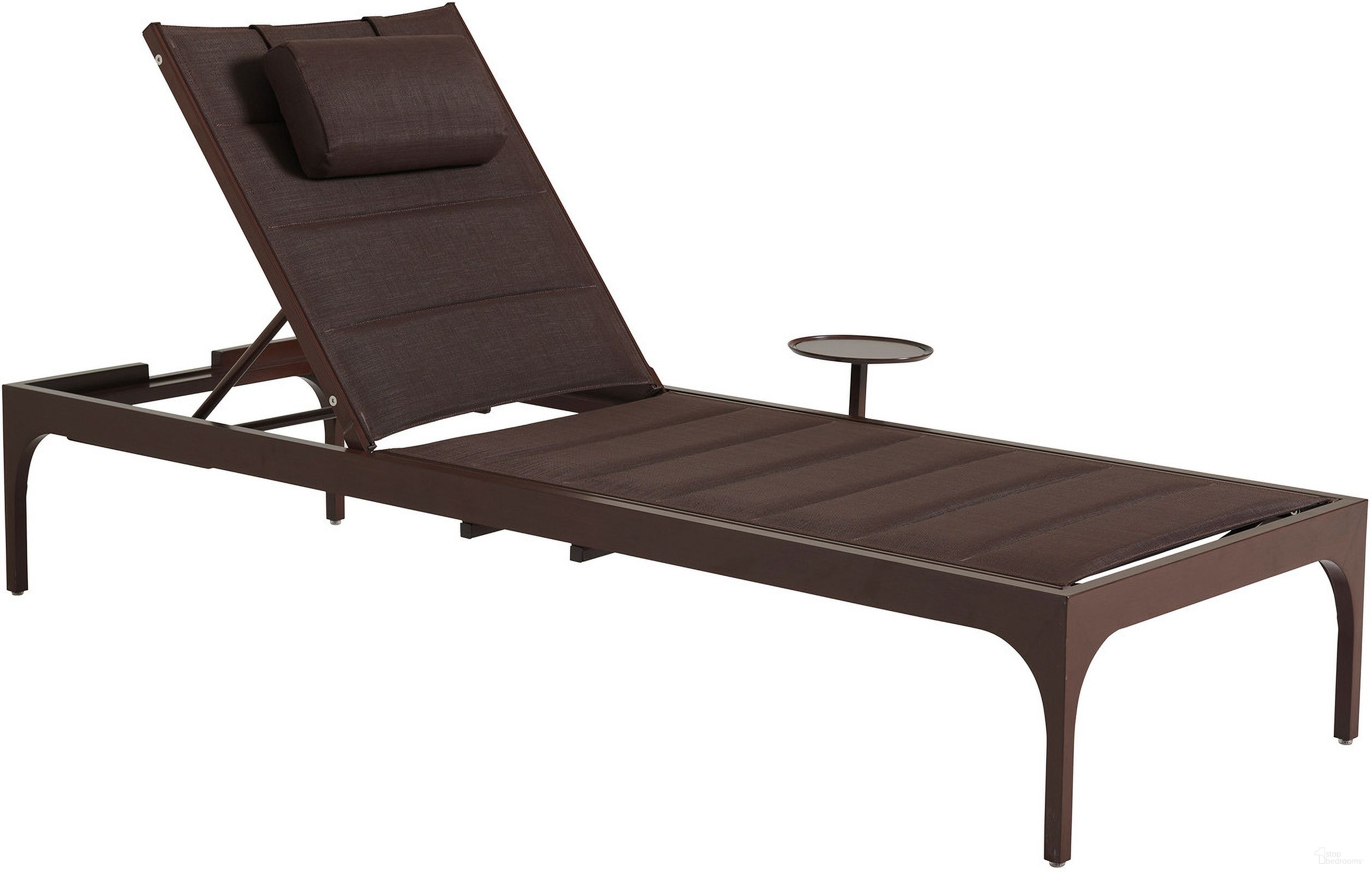 The appearance of Abaco Chaise Lounge In Medium Brown designed by Tommy Bahama in the transitional interior design. This medium brown piece of furniture  was selected by 1StopBedrooms from Abaco Collection to add a touch of cosiness and style into your home. Sku: 3420-75.
