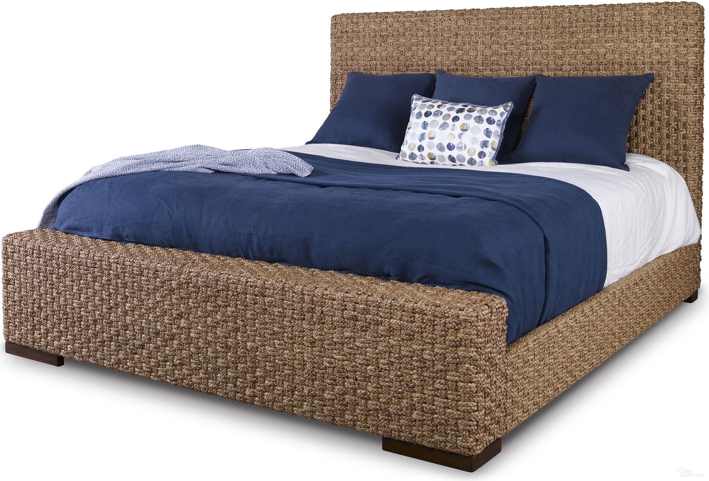 The appearance of Abaco King Bed In Dark Brown designed by Century Furniture in the modern / contemporary interior design. This dark brown piece of furniture was selected by 1StopBedrooms from Curate Collection to add a touch of cosiness and style into your home. Sku: CT6018K-NT. Bed Type: Panel Bed. Bed Size: King. Material: Rope.
