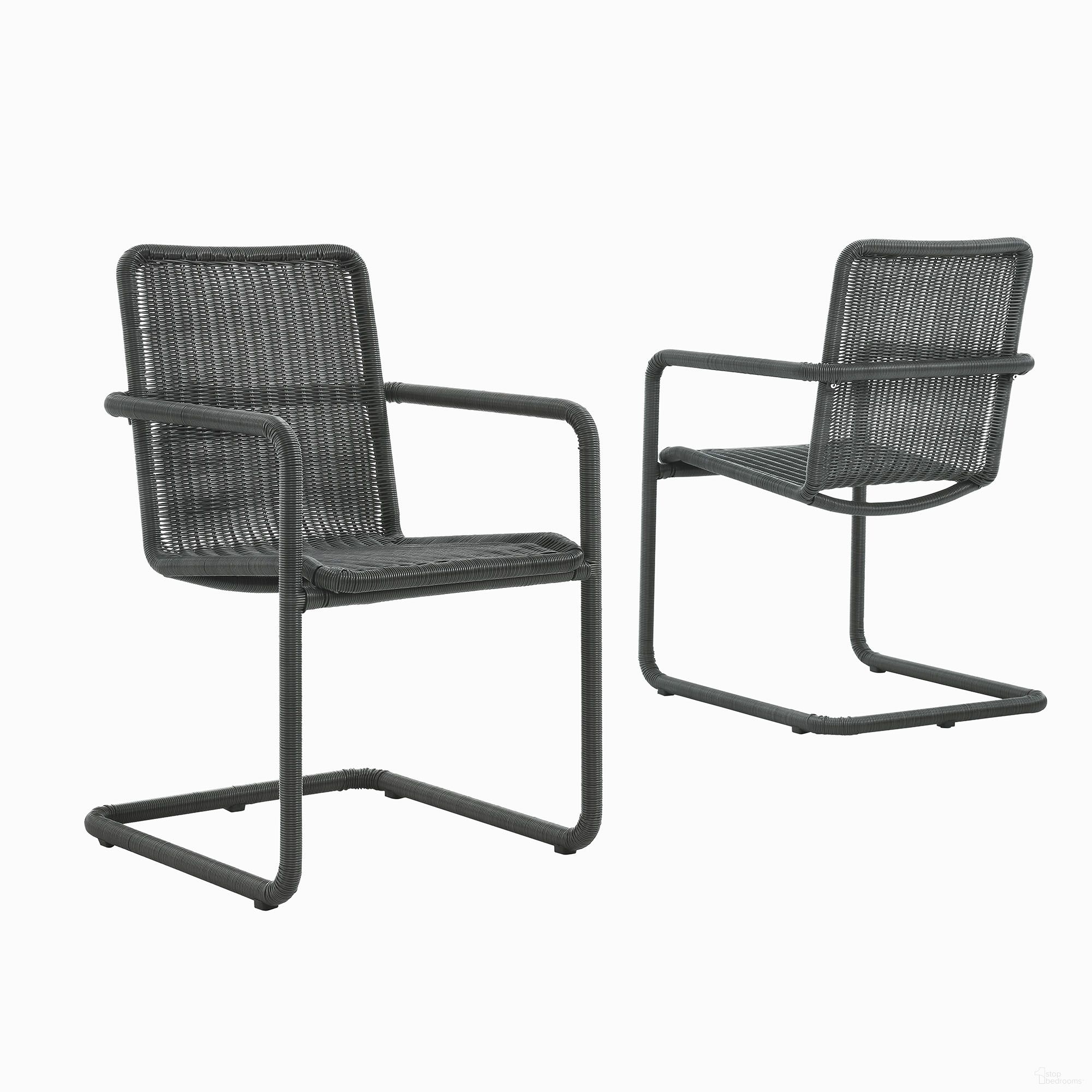 The appearance of Abacus Outdoor Patio Wicker Dining Chairs Set of 2 In Slate designed by Modway in the modern / contemporary interior design. This slate piece of furniture was selected by 1StopBedrooms from Abacus Collection to add a touch of cosiness and style into your home. Sku: EEI-7014-SLA. Material: Wicker.