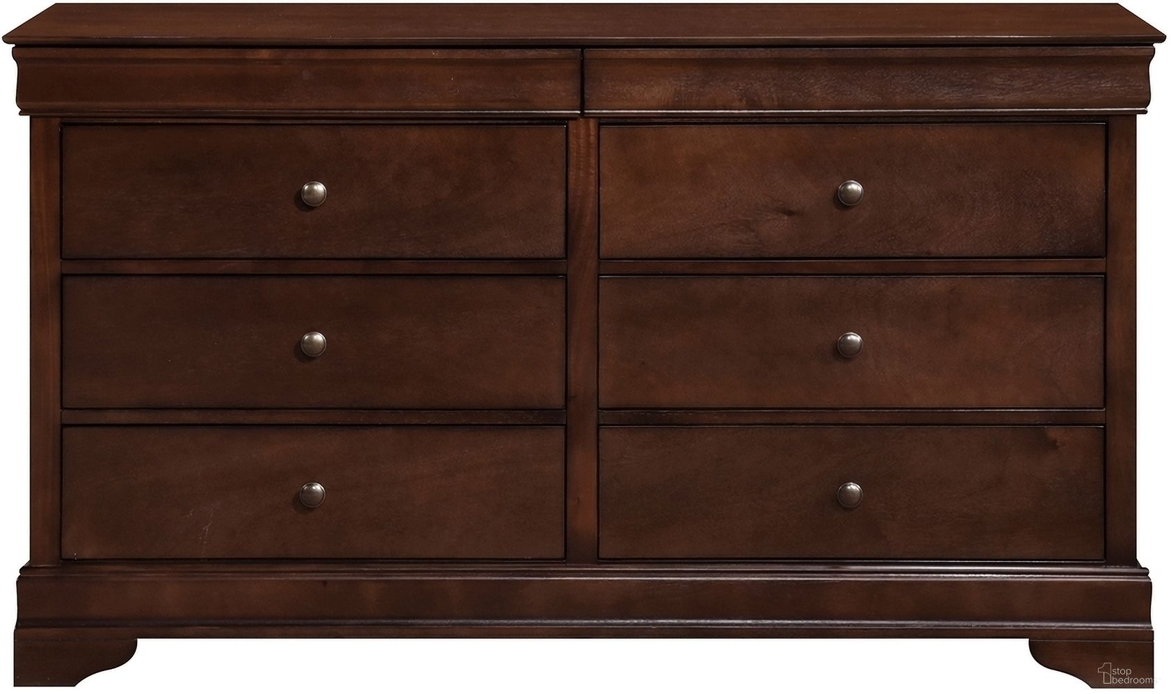 The appearance of Abbeville Brown Dresser designed by Homelegance in the modern / contemporary interior design. This brown piece of furniture  was selected by 1StopBedrooms from Abbeville Collection to add a touch of cosiness and style into your home. Sku: 1856-5. Material: Wood.