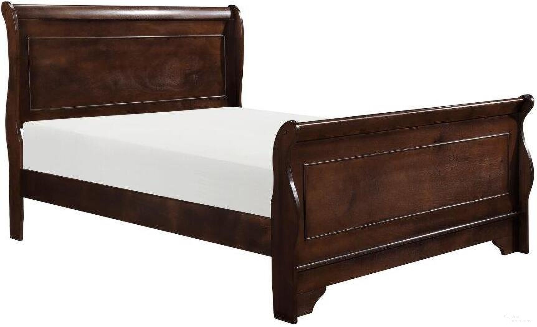 Abbeville Cherry California King Sleigh Bed