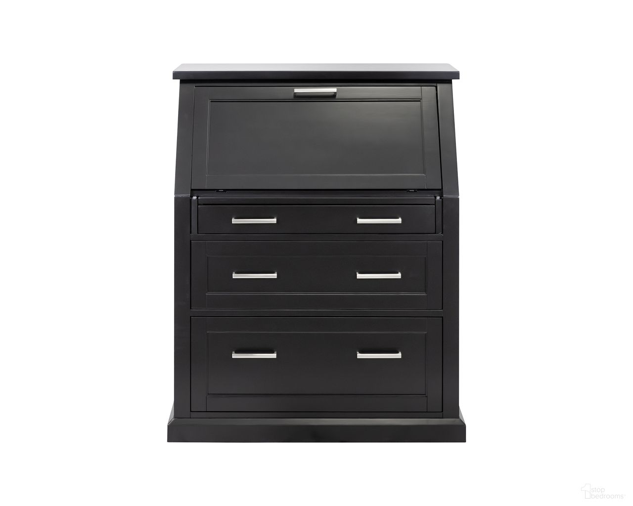 The appearance of Abby Wood Drop-Lid Secretary Desk In Black designed by Martin Furniture in the modern / contemporary interior design. This black piece of furniture was selected by 1StopBedrooms from Abby Collection to add a touch of cosiness and style into your home. Sku: IMAY550B. Material: Wood.