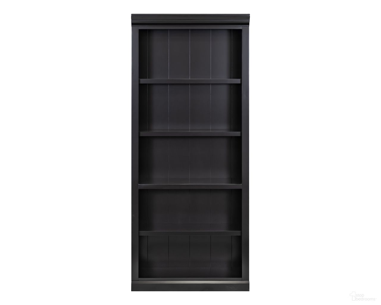 The appearance of Abby Wood Open Bookcase In Black designed by Martin Furniture in the modern / contemporary interior design. This black piece of furniture was selected by 1StopBedrooms from Abby Collection to add a touch of cosiness and style into your home. Sku: IMAY3278B. Material: Wood.