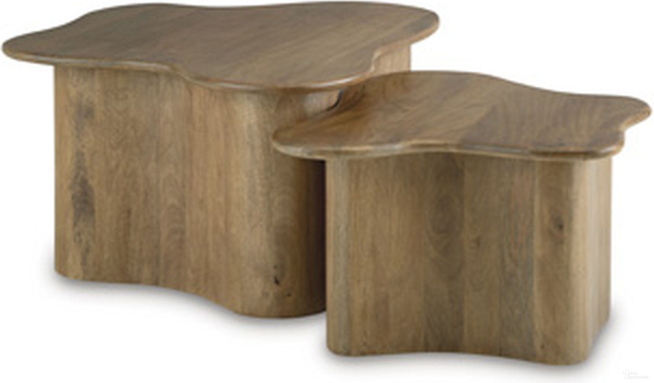 The appearance of Abeford Accent Coffee Table Set of 2 In Brown designed by Signature Design by Ashley in the modern / contemporary interior design. This brown piece of furniture  was selected by 1StopBedrooms from Abeford Collection to add a touch of cosiness and style into your home. Sku: A4000711.