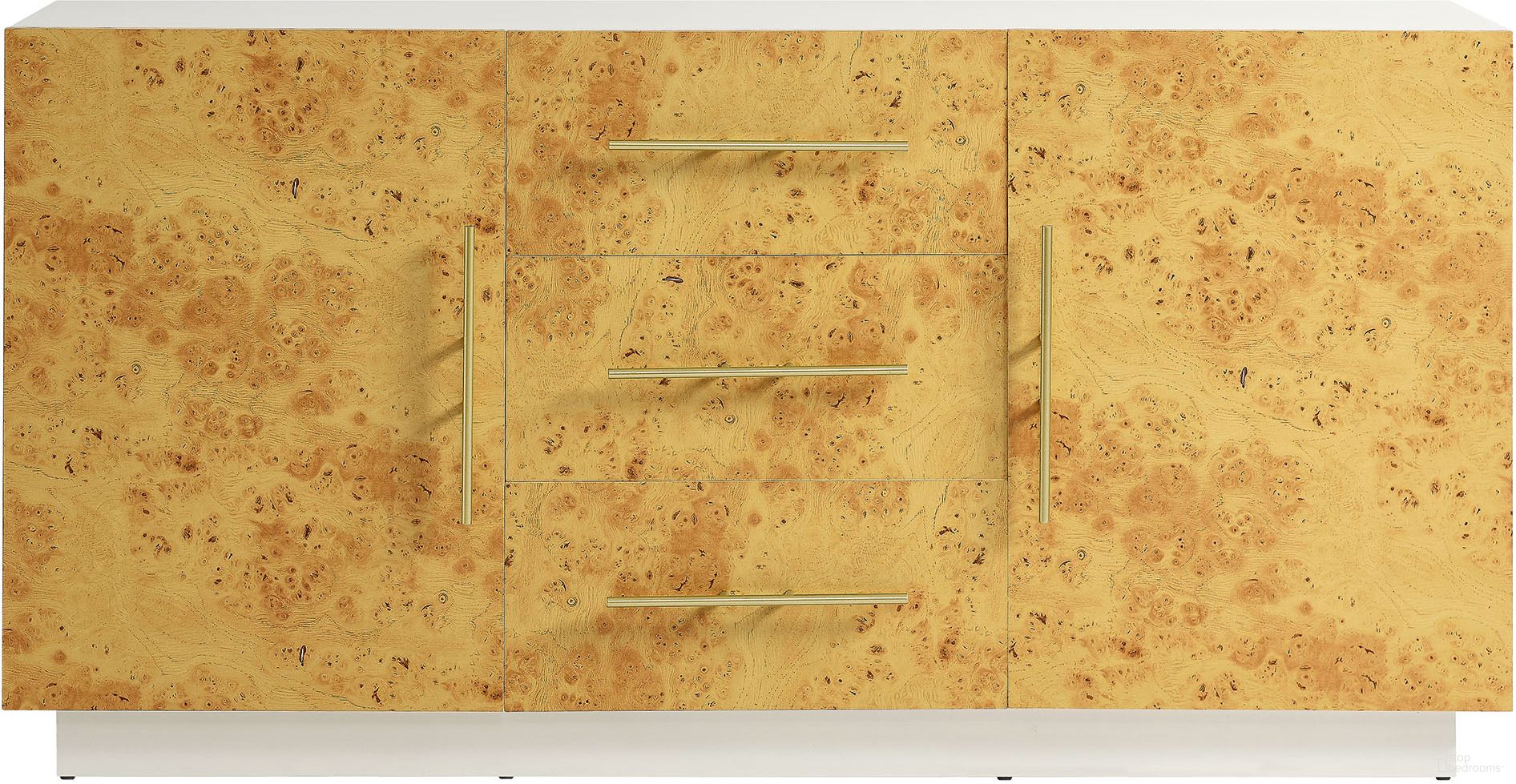 The appearance of Abel 59 Inch Burl Wood Sideboard Buffet TV Stand In White Bleached and Burl designed by Modway in the modern / contemporary interior design. This white bleached/burl piece of furniture was selected by 1StopBedrooms from Abel Collection to add a touch of cosiness and style into your home. Sku: EEI-6848-WHI-BUR. Material: Wood.