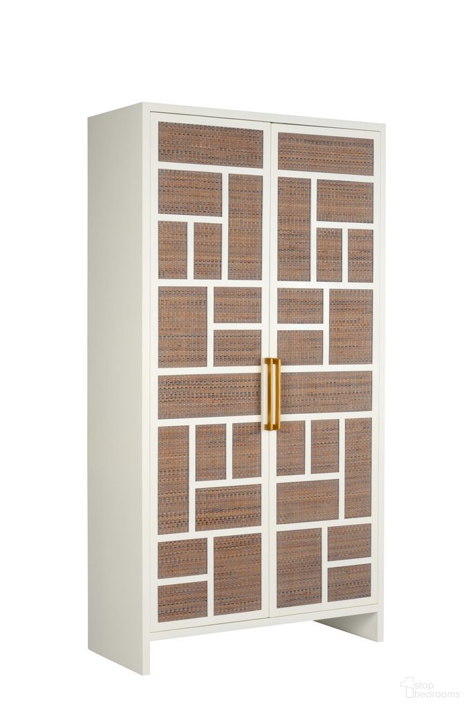 The appearance of Abel Cabinet In White and Cream designed by Chelsea House in the modern / contemporary interior design. This white/cream piece of furniture  was selected by 1StopBedrooms from Shayla Copas Collection to add a touch of cosiness and style into your home. Sku: 385481. Material: Wood.