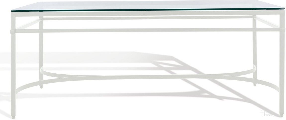 Abelard Cocktail Table In White