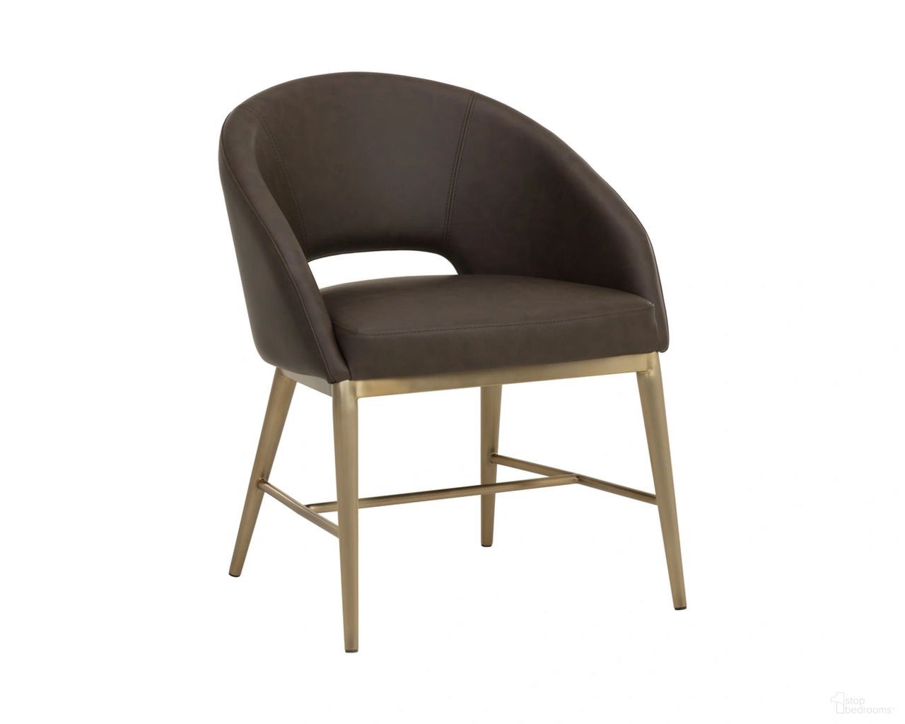 Abelson Dining Armchair In Eglinton Espresso