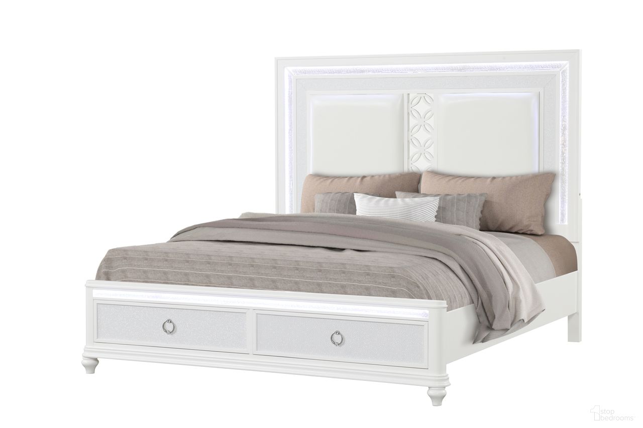 Abigale Queen Bed In White