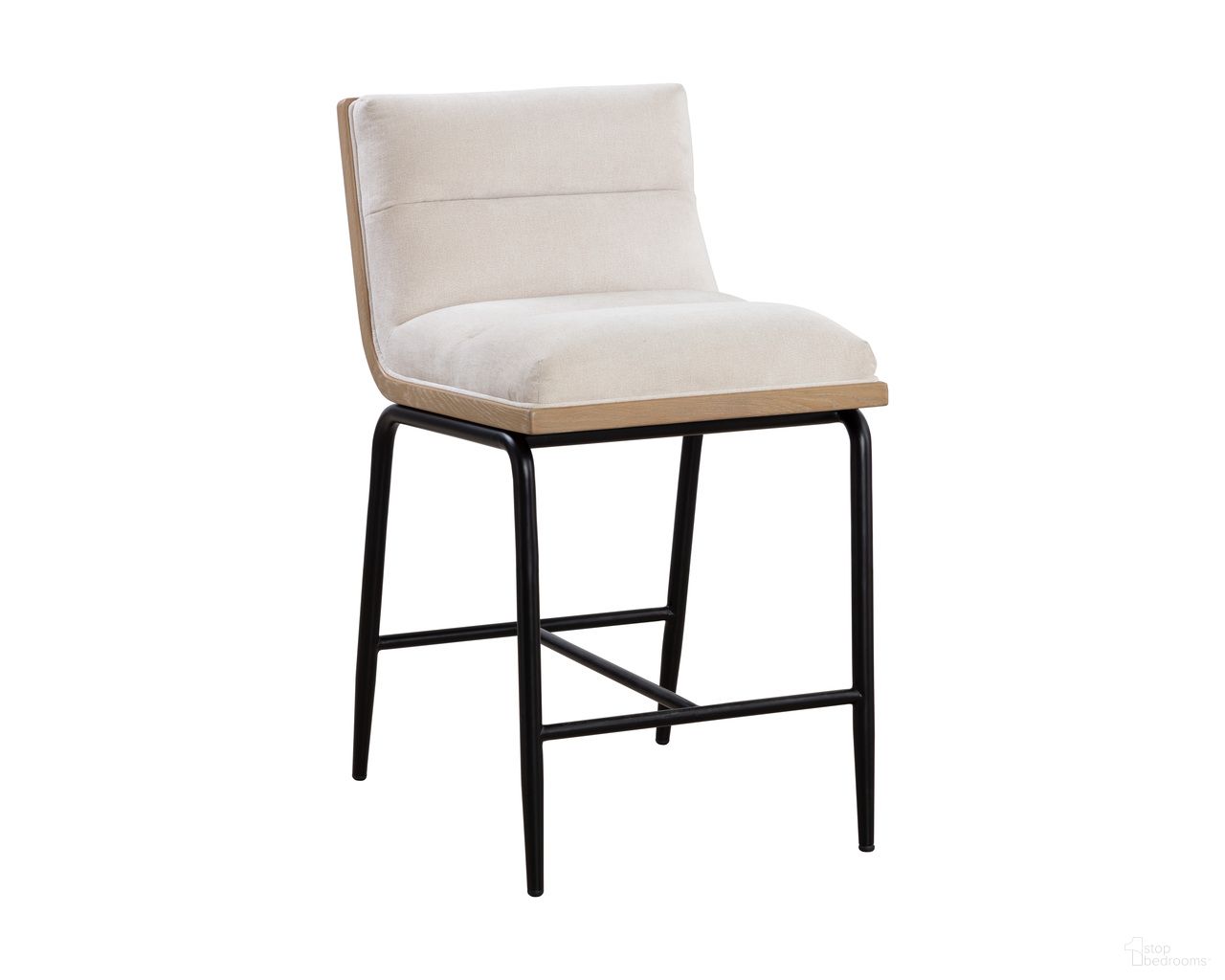 Abilene Counter Stool In Polo Club Muslin