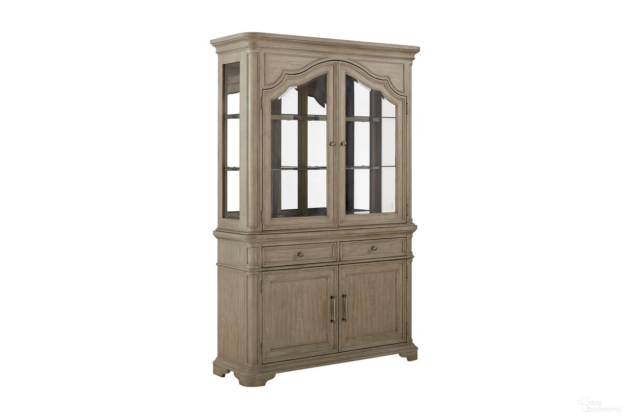 The appearance of Abington China Hutch Cabinet in Linville Oak designed by FD Home in the traditional interior design. This linville oak piece of furniture was selected by 1StopBedrooms from Abington Collection to add a touch of cosiness and style into your home. Sku: 4560-06. Material: Poplar Solid.